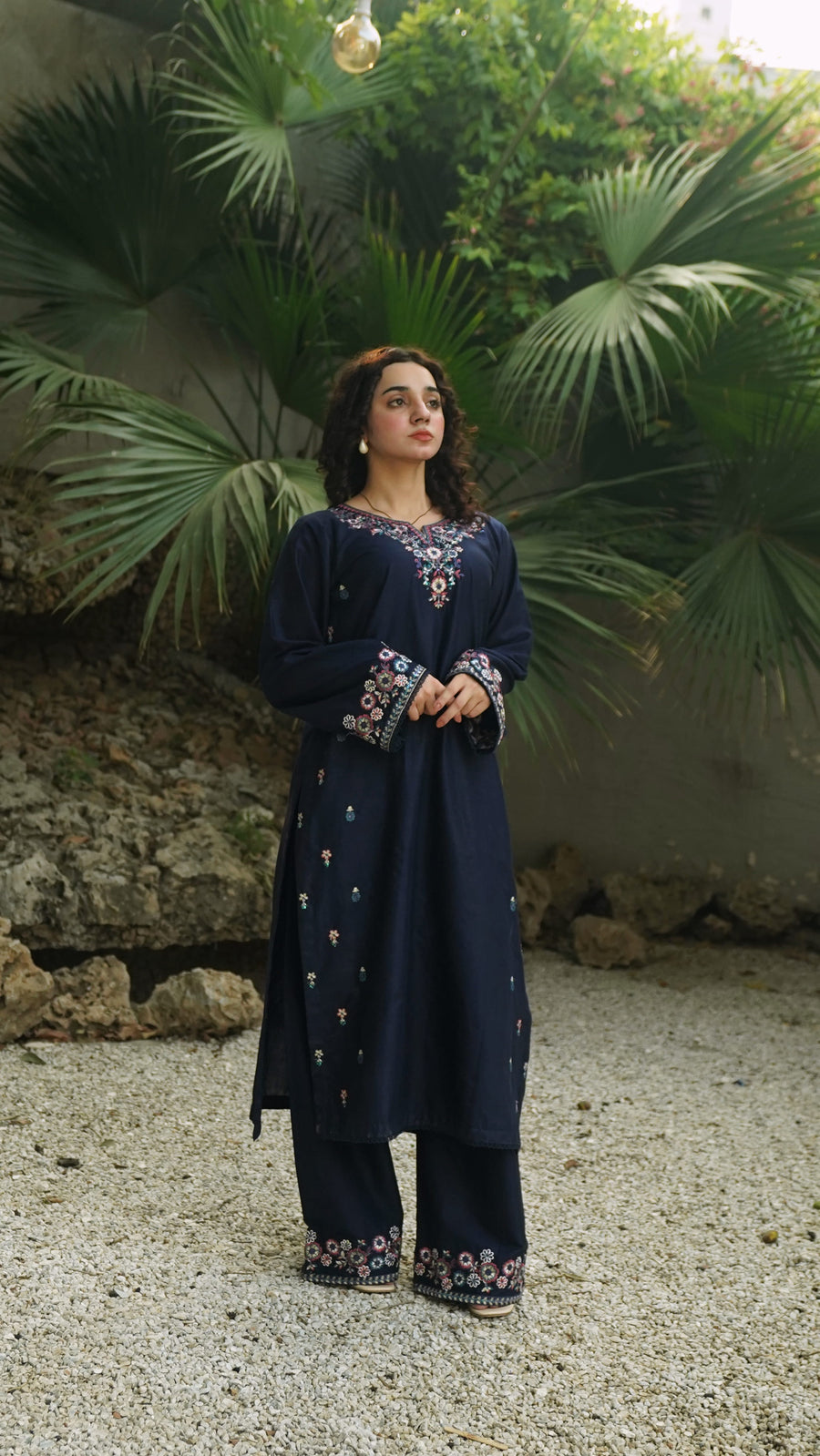 Midnight Navy Resham Co-Ord