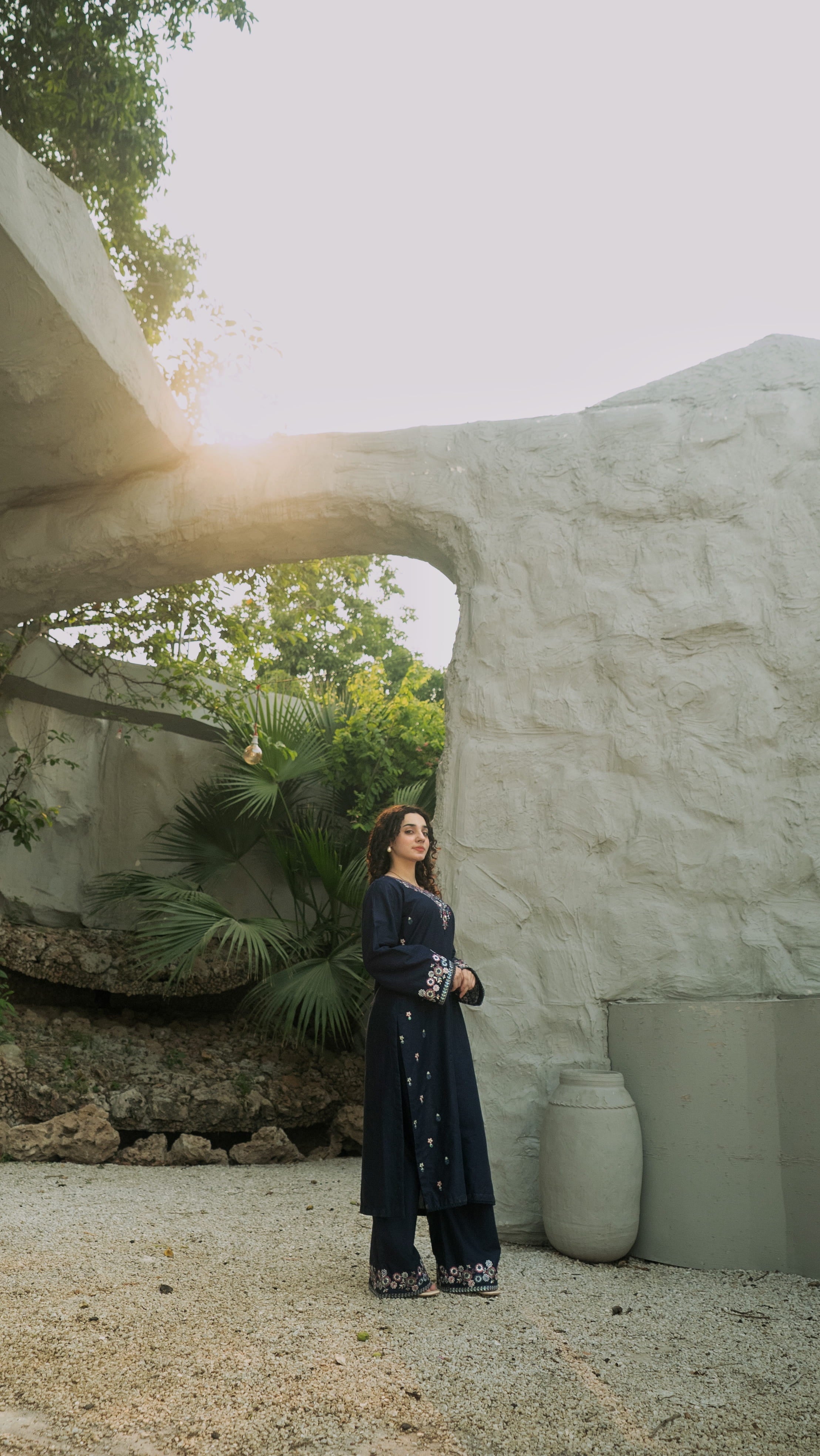 Midnight Navy Resham Co-Ord