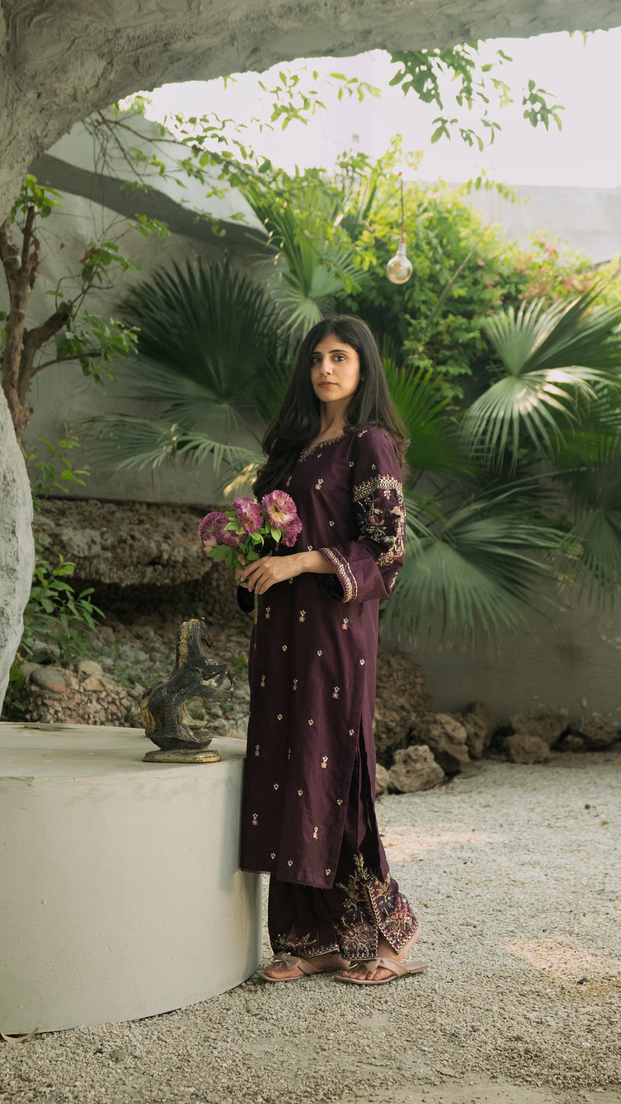 Plum Luxe Heritage Co-Ord