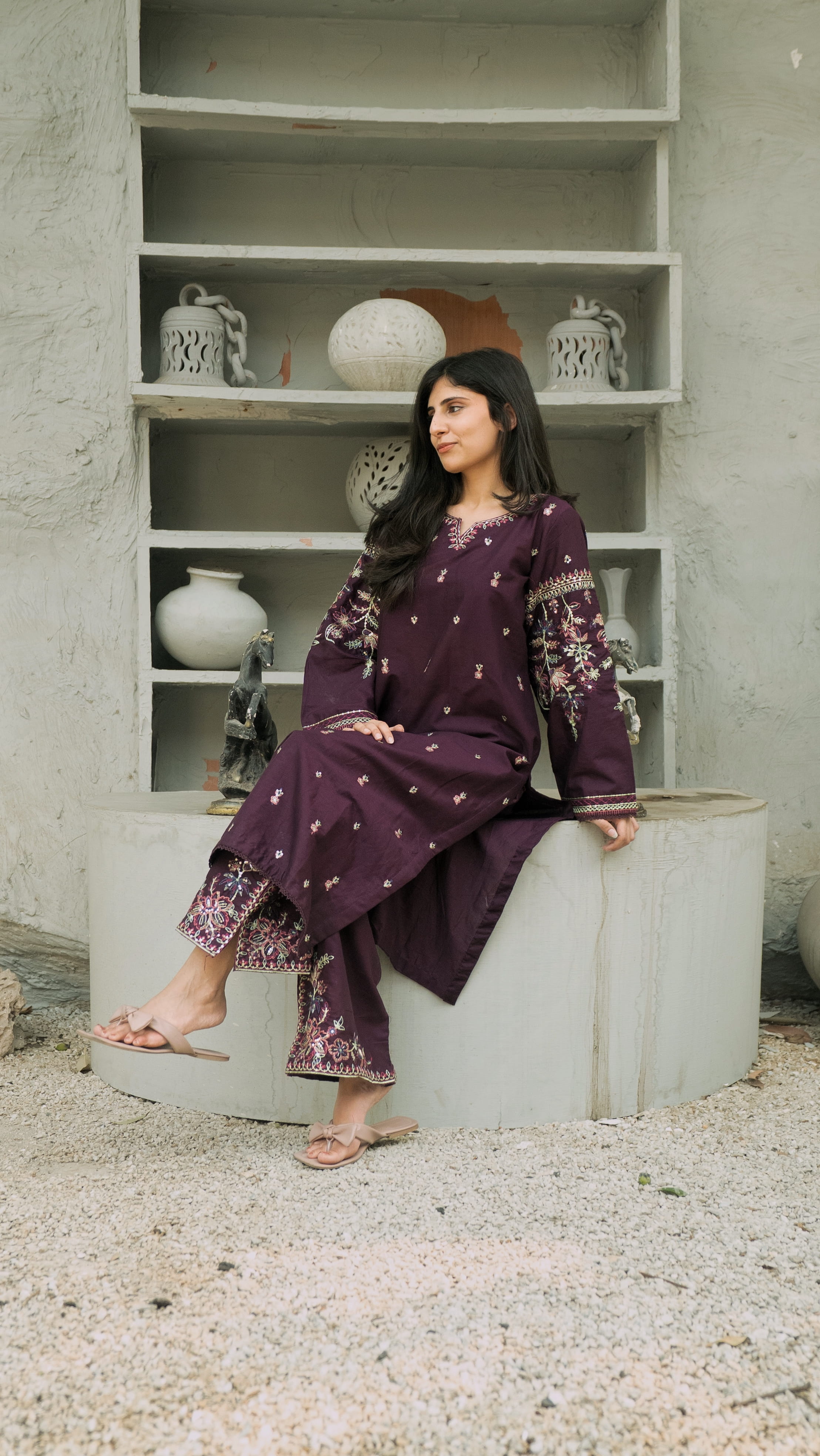 Plum Luxe Heritage Co-Ord