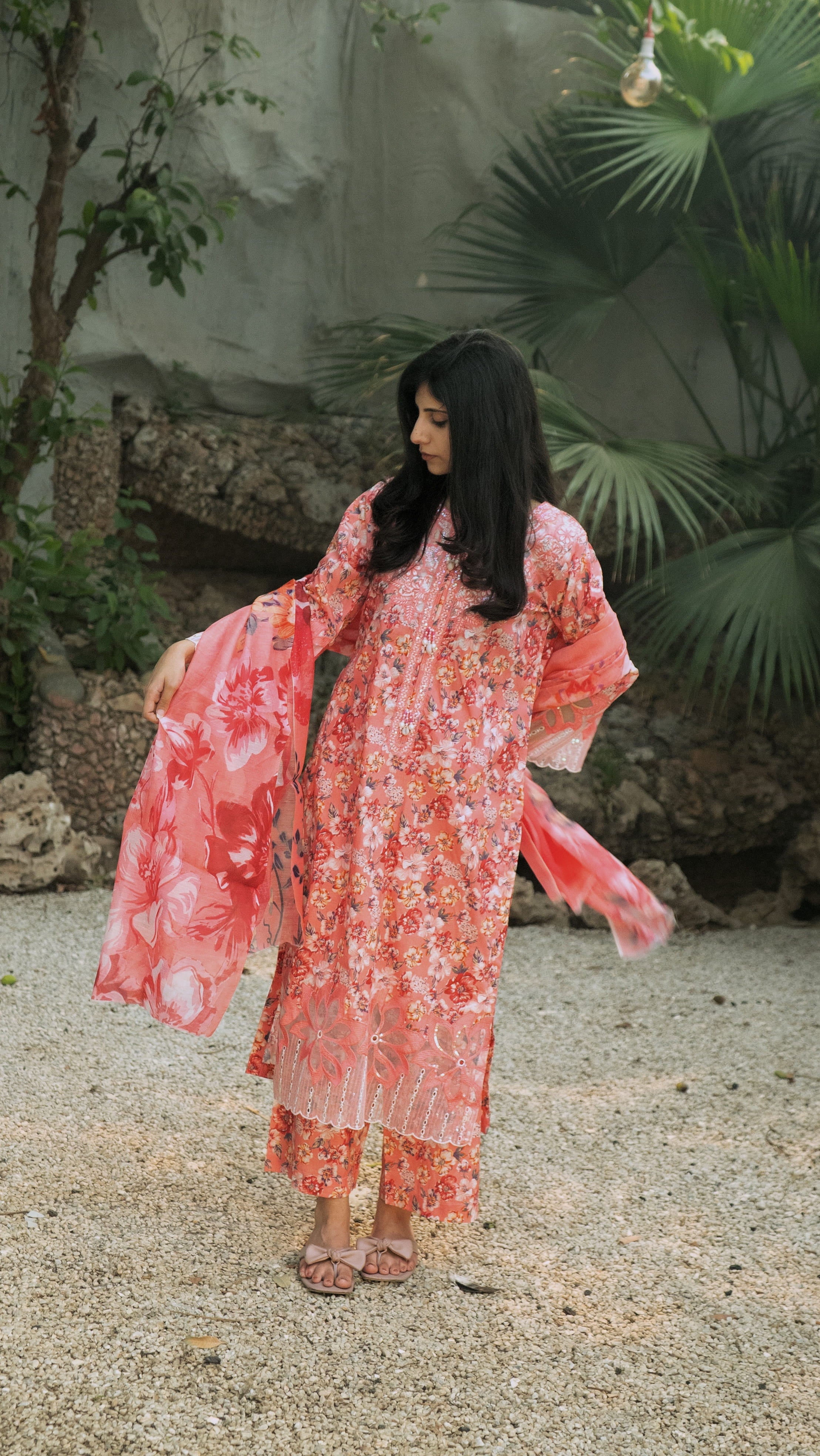 Coral Bloom Festive Ensemble